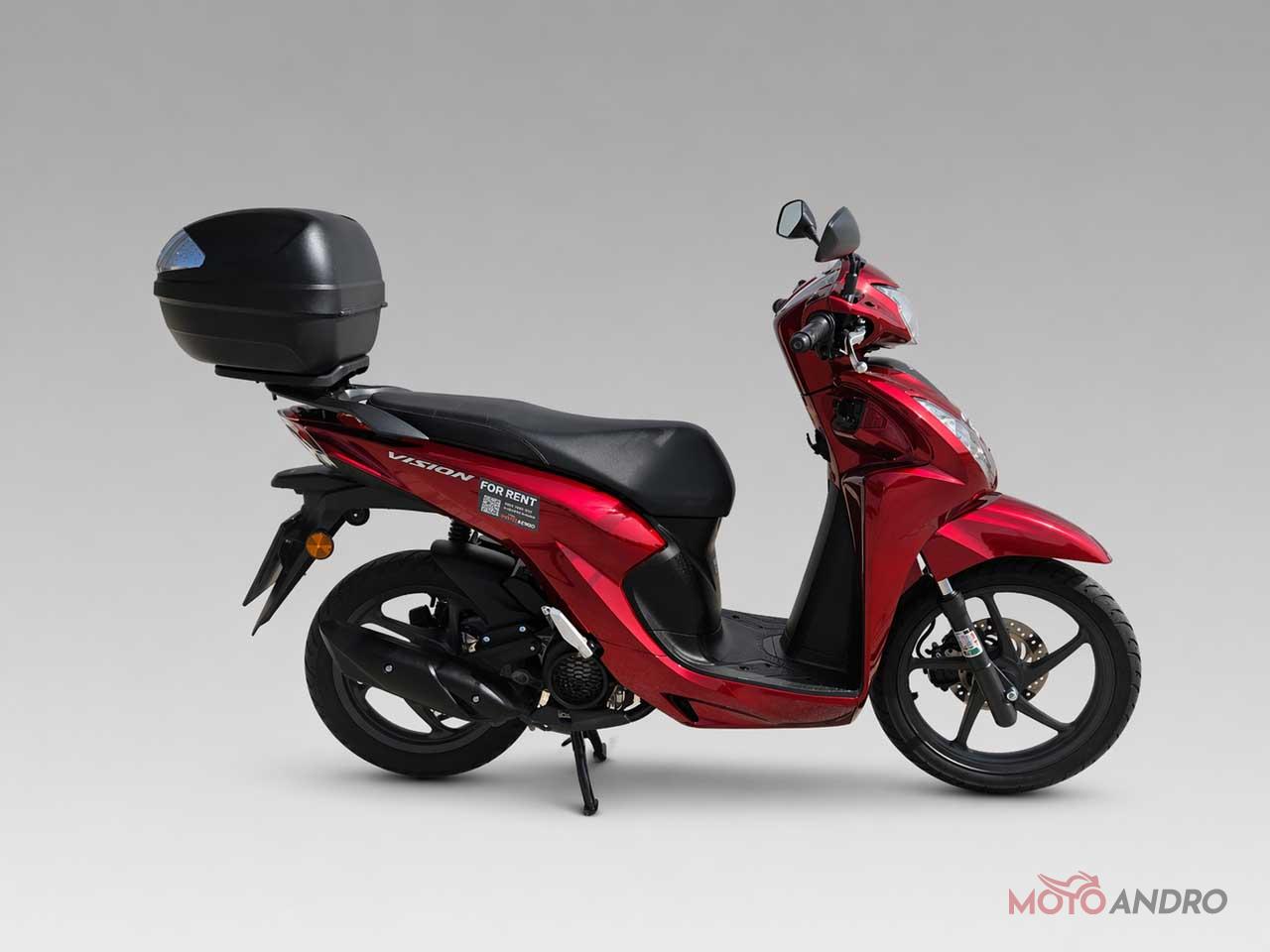 Rent HONDA Vision 110 scooter, Moto Andro, Split